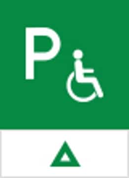 Accessible of parking facilities is slightly obstructed