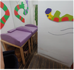 Infant nursing room0 : Interior view of a nursing room that allows mothers to feed their babies in a separate space