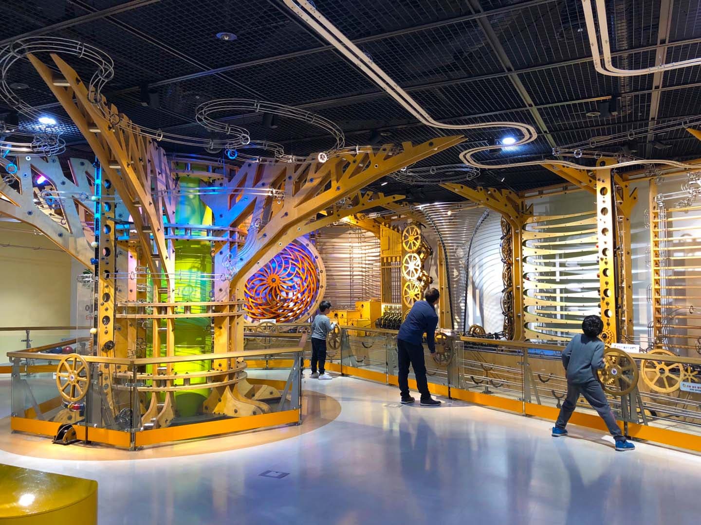National Children’s Science Center6 : A view of the interior of the National Children's Science Museum, equipped with the latest exhibition space